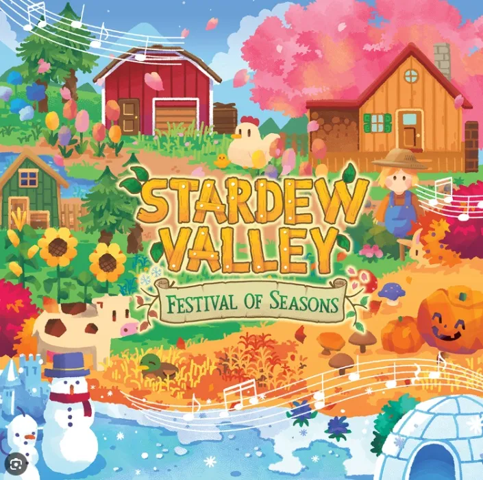 Stardew Valley Festival of Seasons Vinyl Record Soundtrack