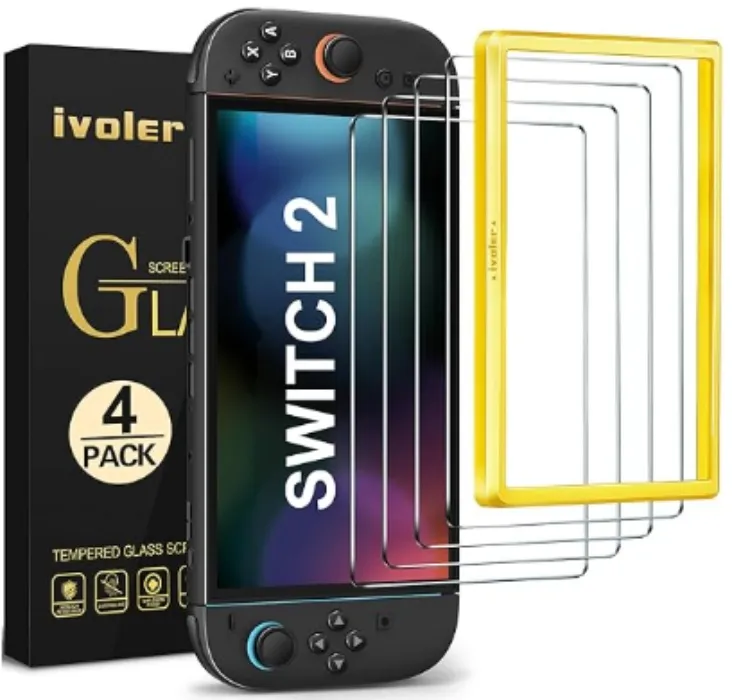 4-Pack for Switch 2 Screen Protector