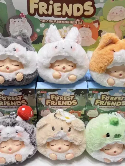 Genuine Yumo Forest Friends Music Group Series Vinyl Plush Blind Box Trendy Toy