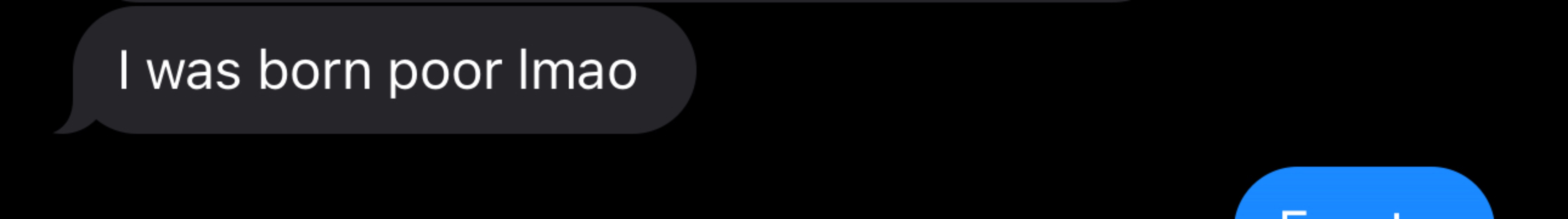 🫵🏻born poor. Stay poor. 