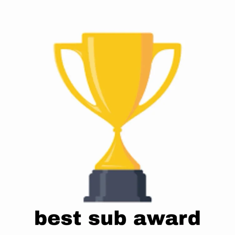 award for bestest sub