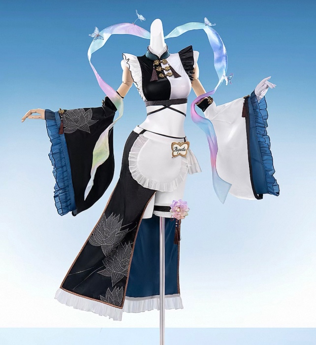 NIKKE Goddess of Victory Nayuta Cosplay Costume Maid Cafe Outfit Full Set - AliExpress 200000532