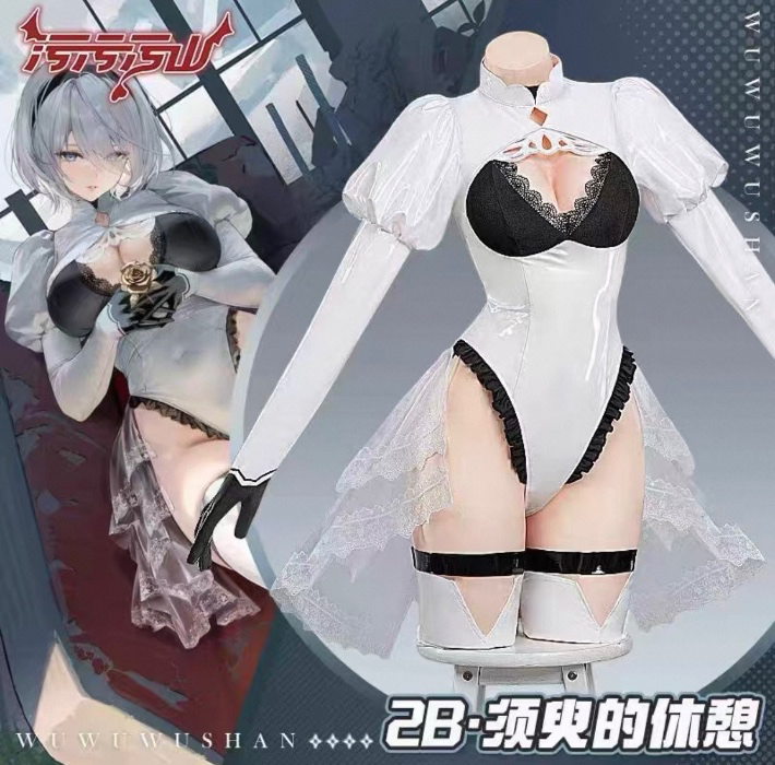 Azur lane nier collab 2b cosplay