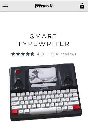 portable typewriter thing