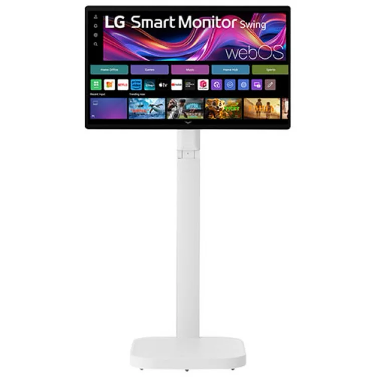 LG 32" Touchscreen 4K UHD IPS LED Smart Monitor (32U889SA-W) - HDR10 - Flicker-Free/Low Blue Light - White
