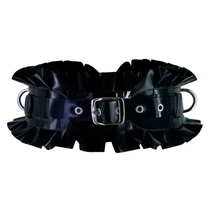 Geomet Belt - Black / S/M / Silver