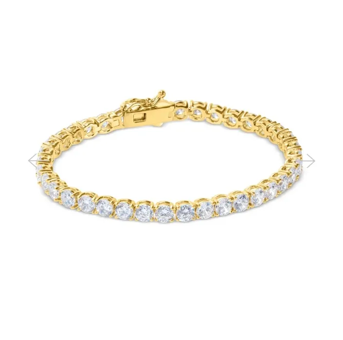 Lab grown tennis bracelet