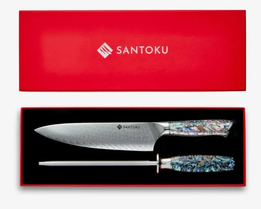 Chikashi Damascus Chef Knife