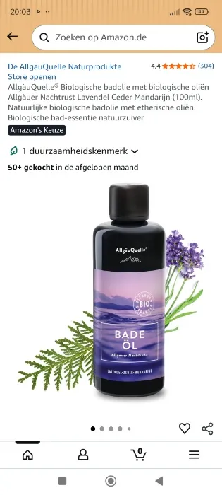 Bade öl