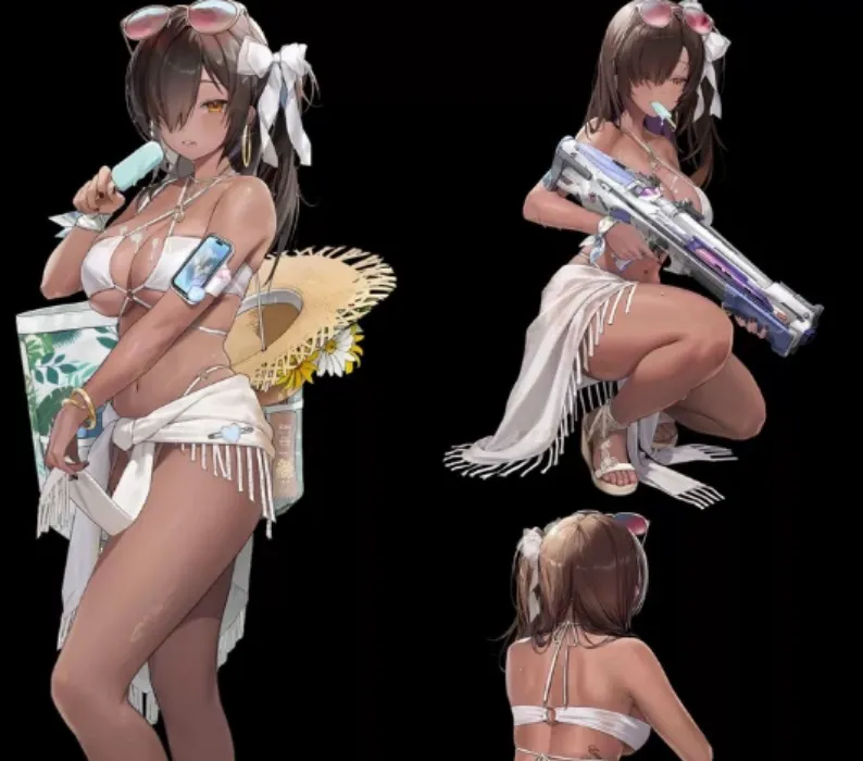 NIKKE Naga Swimsuit cosplay