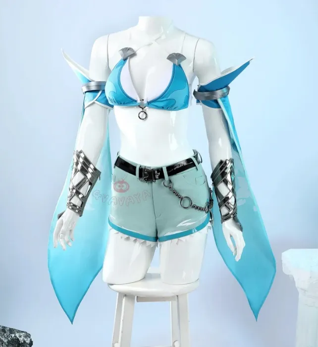 Beach side Anran cosplay+ wig
