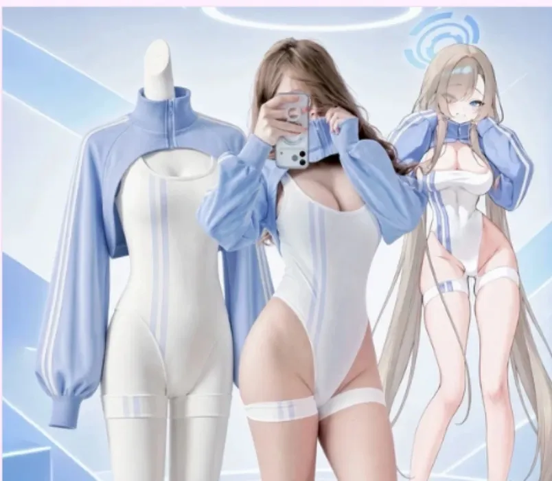 Blue Archive Ichinose Asuna Doujinshi High-Leg Leotard 