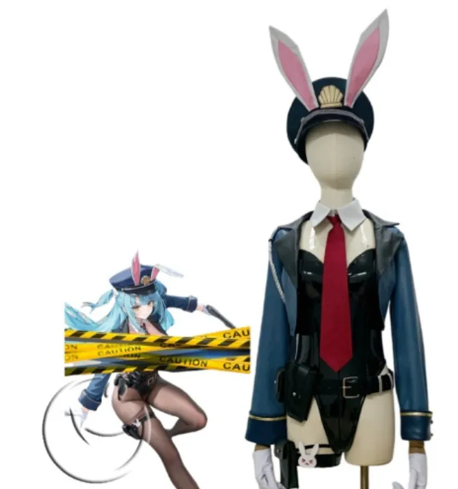 Azur Lane Bunny Neptune cosplay + wig