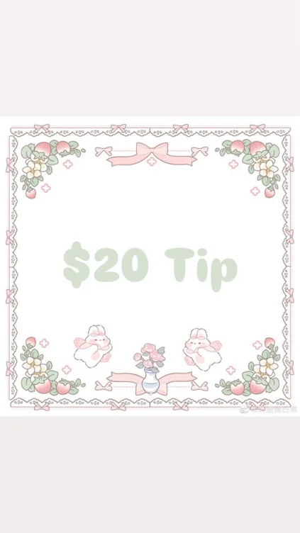 $20 tip