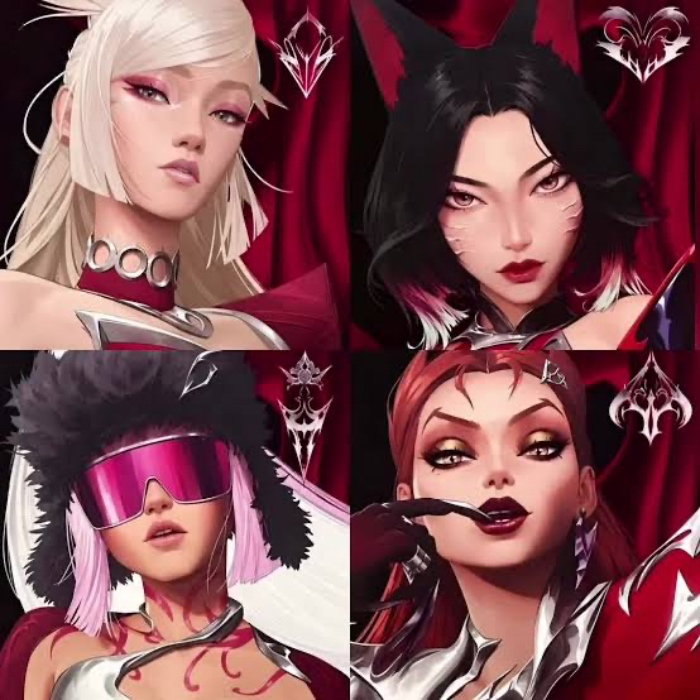 KDA Firestarter Cosplays(akali, Ahri, evelyn