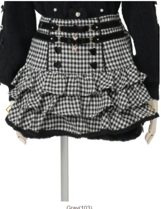 Liz Lisa Hem Fur Frill Skirt
