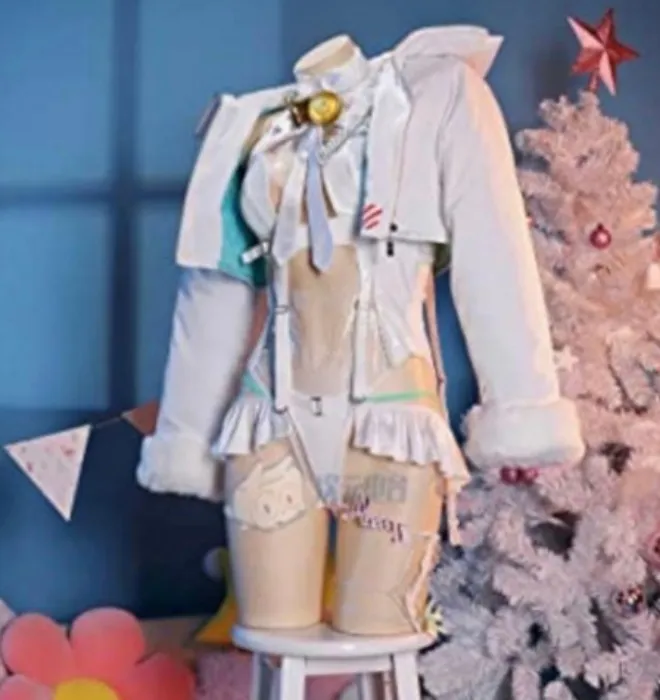 Nikke Winter Shopper Rupee cosplay + wig 