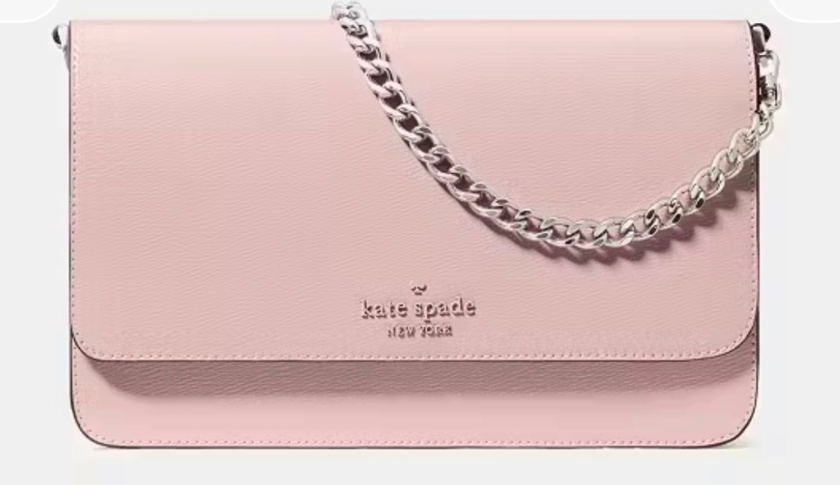 Kate spade Madison Textured Patent Leather Willow Medium Convertible Crossbody