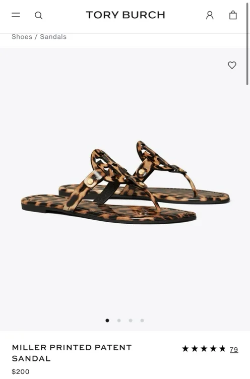 Tory burch sandal