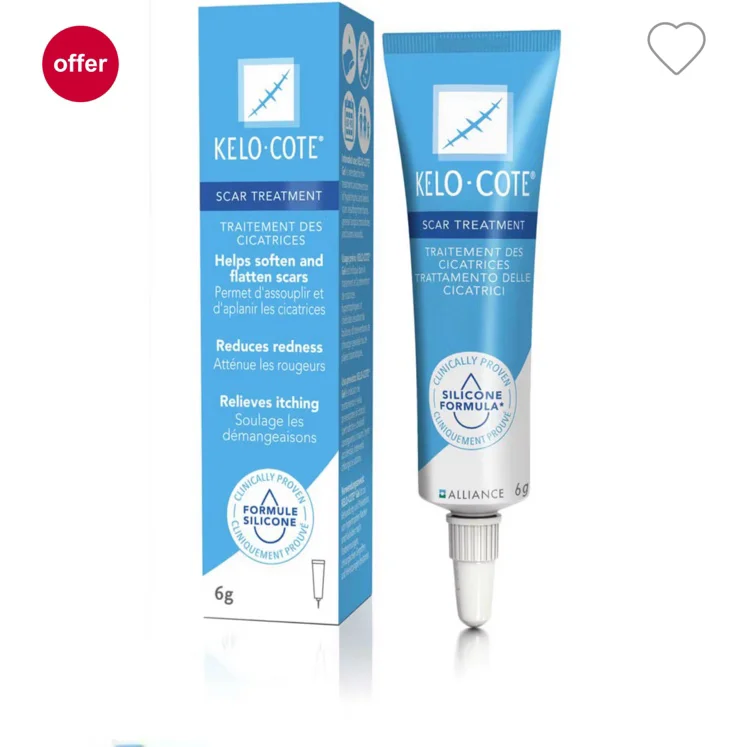Silicone scar gel 