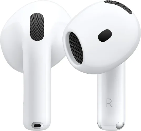 Apple AirPods 4 Wireless Earphones, Bluetooth Headphones, Active Noise Cancellation, Adaptive Audio, Transparency Mode, Personal Spatial Audio, USB C Charging Case, Wireless Charging, H2 Chip