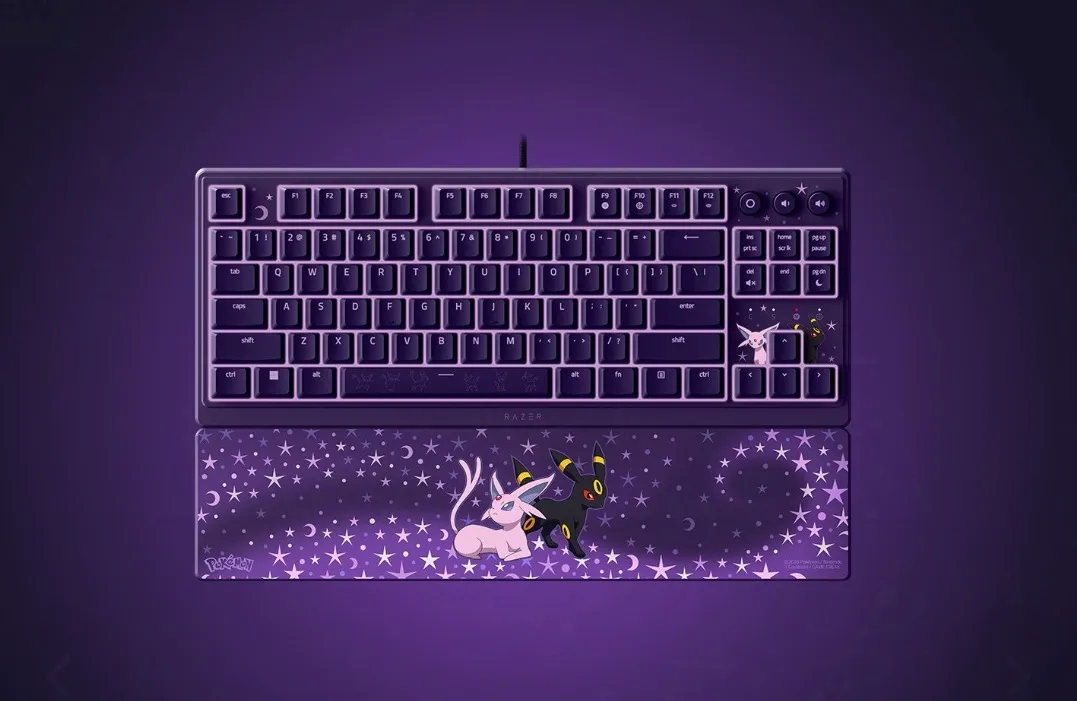 Espeon and Umbreon Gaming Keyboard