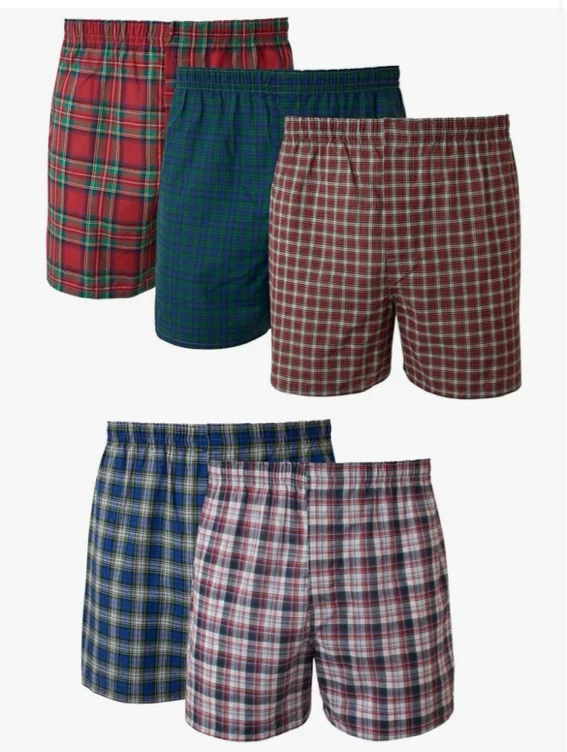 Plaid boxers