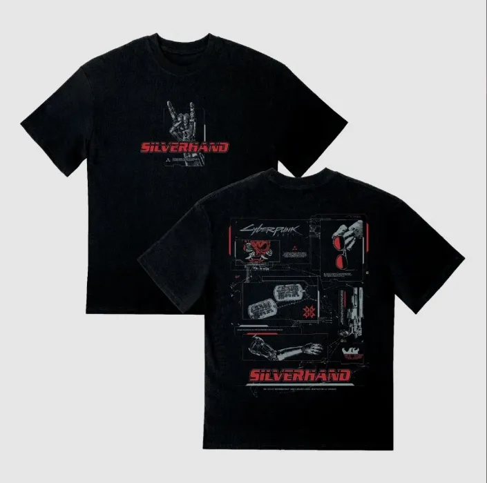 Cyberpunk 2077 Silverhand Tee | Medium