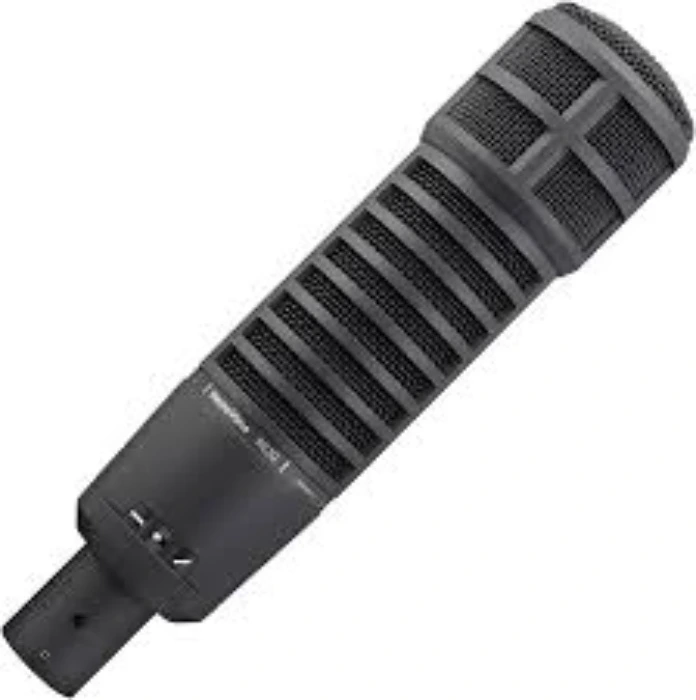 Electro-Voice RE20-BLACK Dynamic Broadcast Announcer Microphone, Black (RE20) - Black - Microphone
