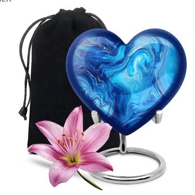 Abstract Heart Urn