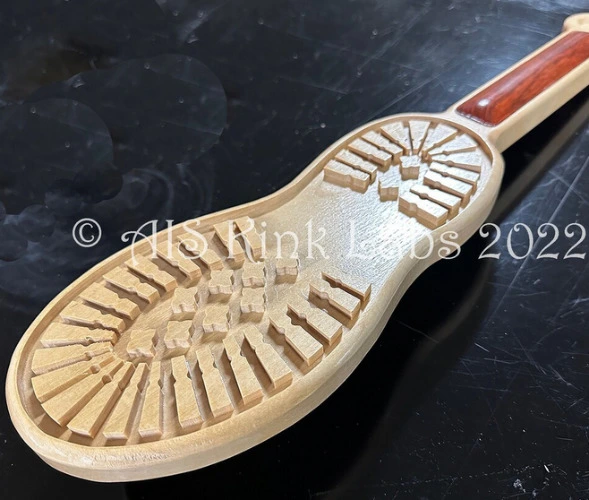 Boot Print Maple Hardwood Paddle