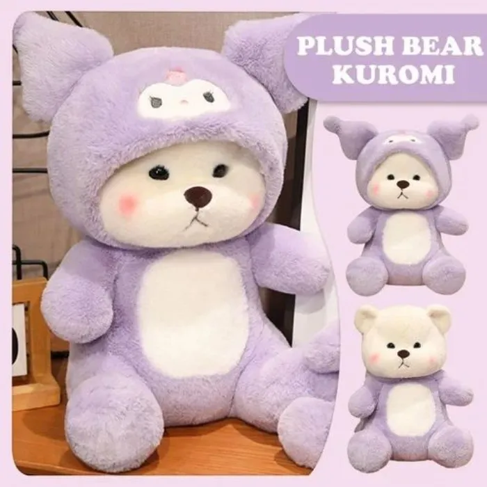 Plush Bear Kuromi