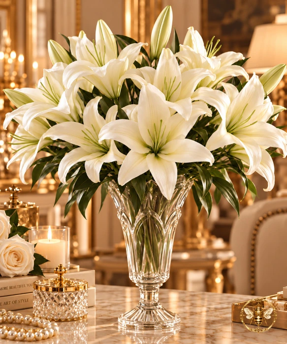 Casablanca Lilies for Throne Room