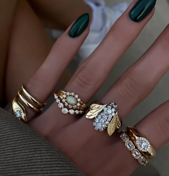 Diamond Bumblebee Ring