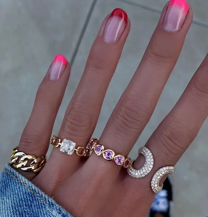 Pink Heart Ring