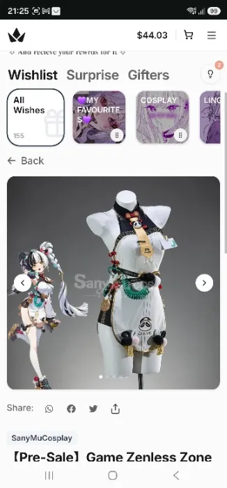 【Nekocos】Game Zenless Zone Zero Cosplay Dialyn  Cosplay Costume | Custom-Tailor - Full Set / M