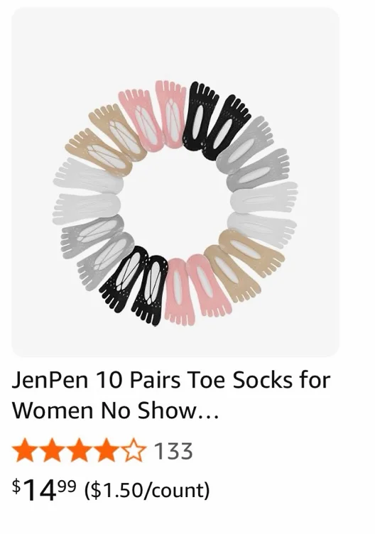 Sexy toe socks 