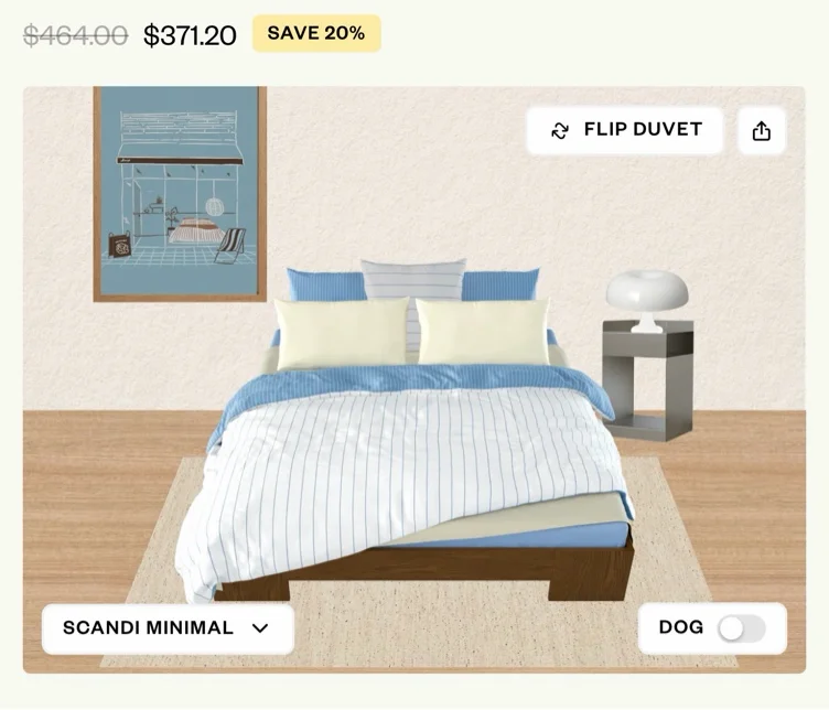 New bed set 