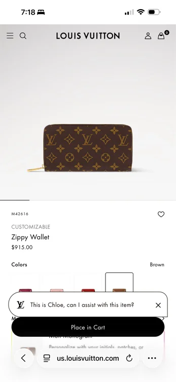 Louis Vuitton Zippy Wallet