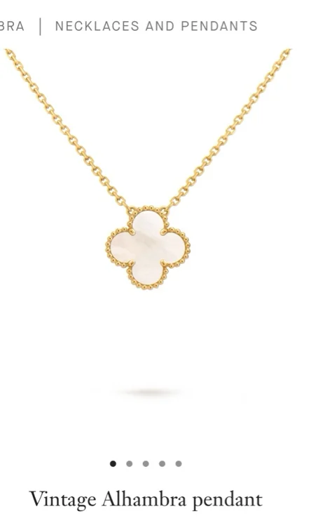 Van Cleef Vintage Alhambra pendant