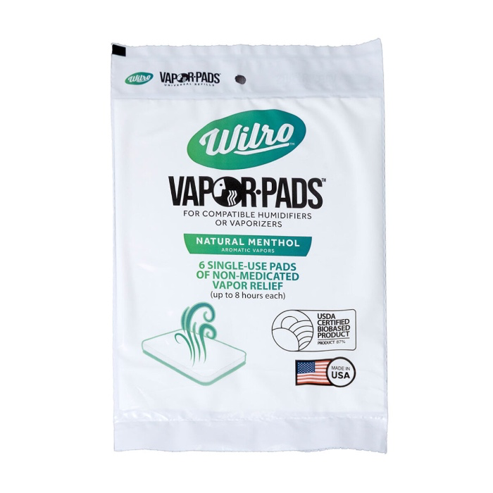 Vocal steamer Menthol Vapor Pads: