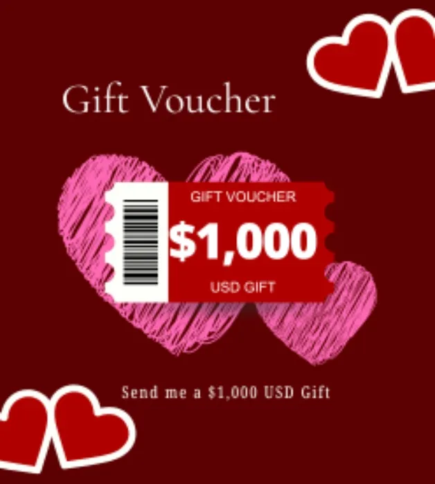 $1,000 USD Gift