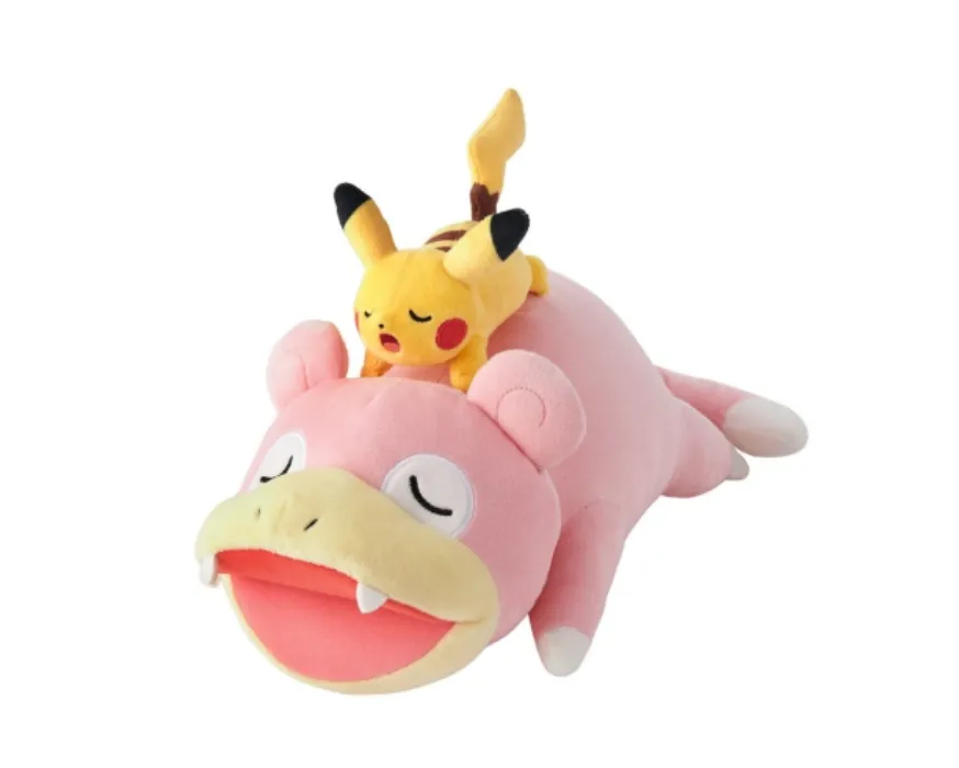 Plush Slowpoke & Pikachu Pokémon Center Kagawa