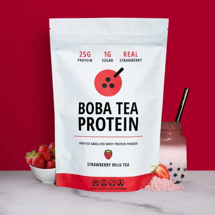 Strawberry Milk Tea Whey Protein | Default Title
