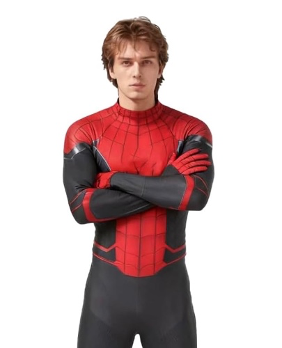 Costume Spandex Spiderman Bodysuits 3D Printed Cosplay Jumpsuit Dress Up Sets - Height 63.0"