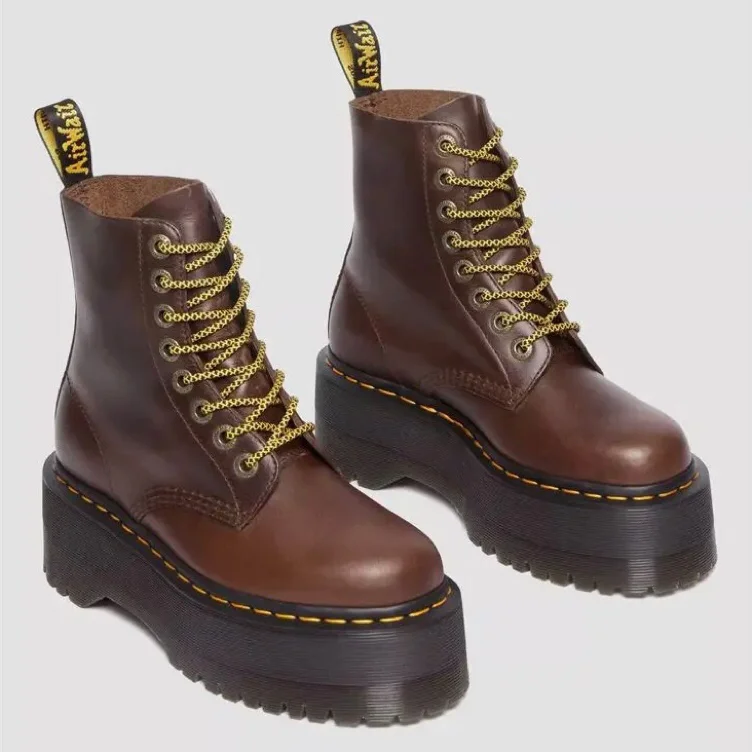 Dr. Martens 1460 Pascal Max Leather Platform Boots