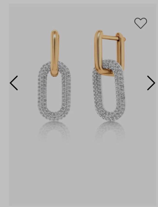 18k earrings rose gold 