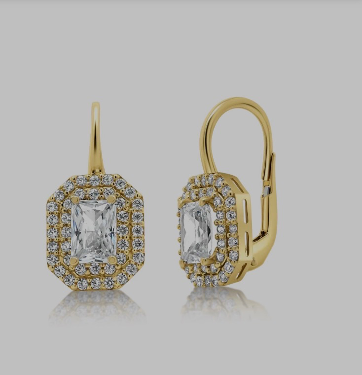 14k yellow gold earrings