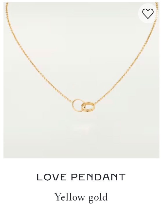 Cartier- Love Pendant