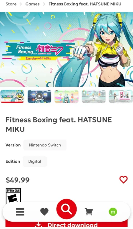 hatsune miku boxing game!